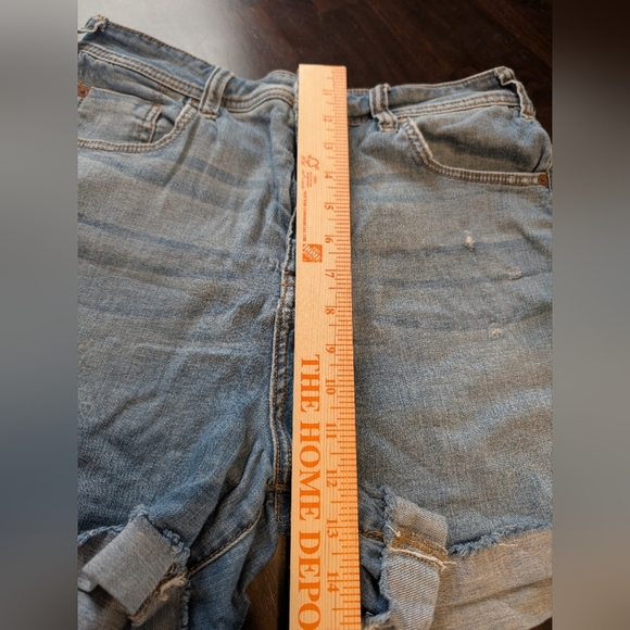 Pilcro And The Letterpress High-Waisted Boyfriend Shorts, Women's 29 - Picture 3 of 9